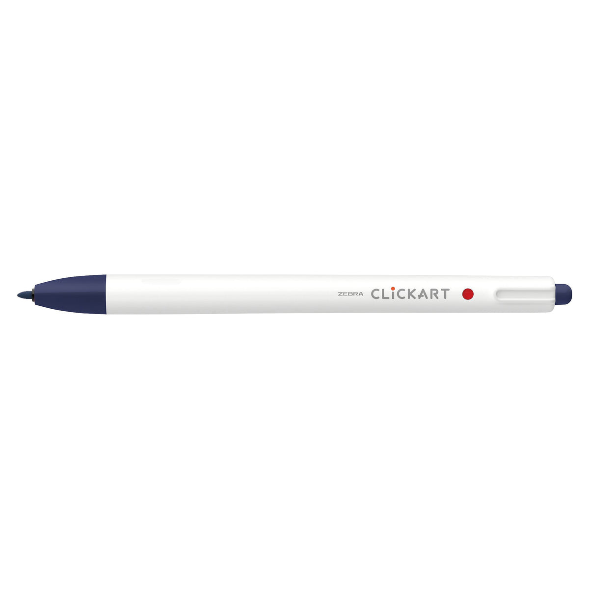 CLICKART RETRACTABLE MARKER PEN 0.6mm BLUE BLACK