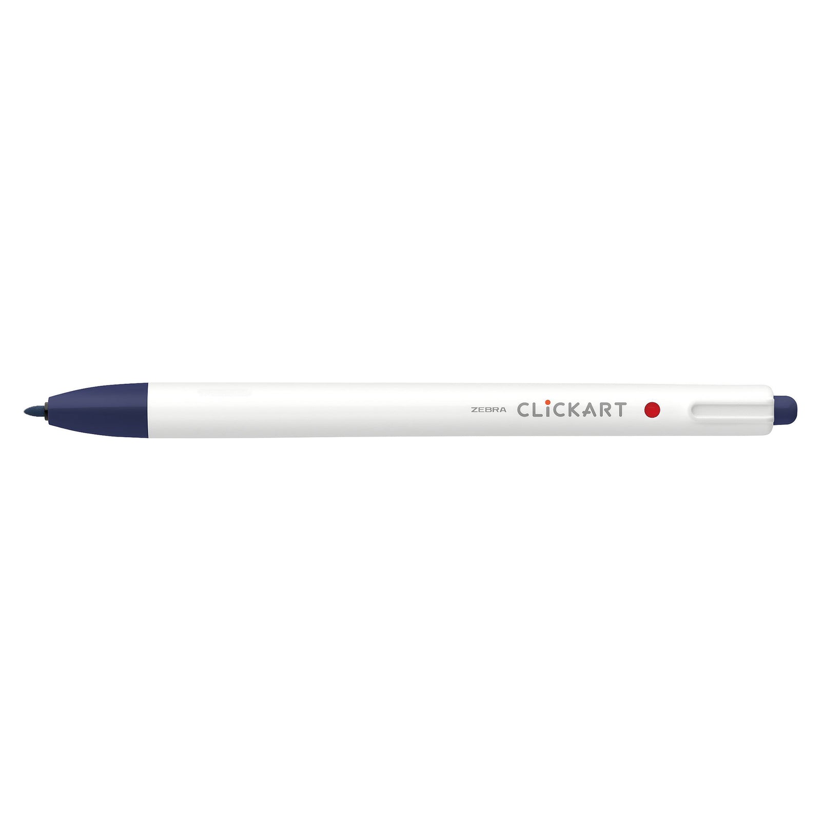CLICKART RETRACTABLE MARKER PEN 0.6mm BLUE BLACK