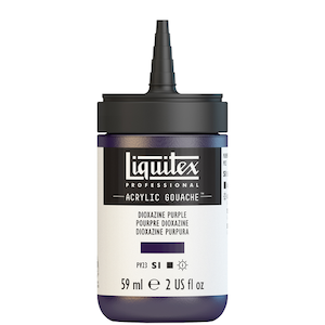 LIQUITEX ACRYLIC GOUACHE 59ml JAR DIOXAZINE PURPLE