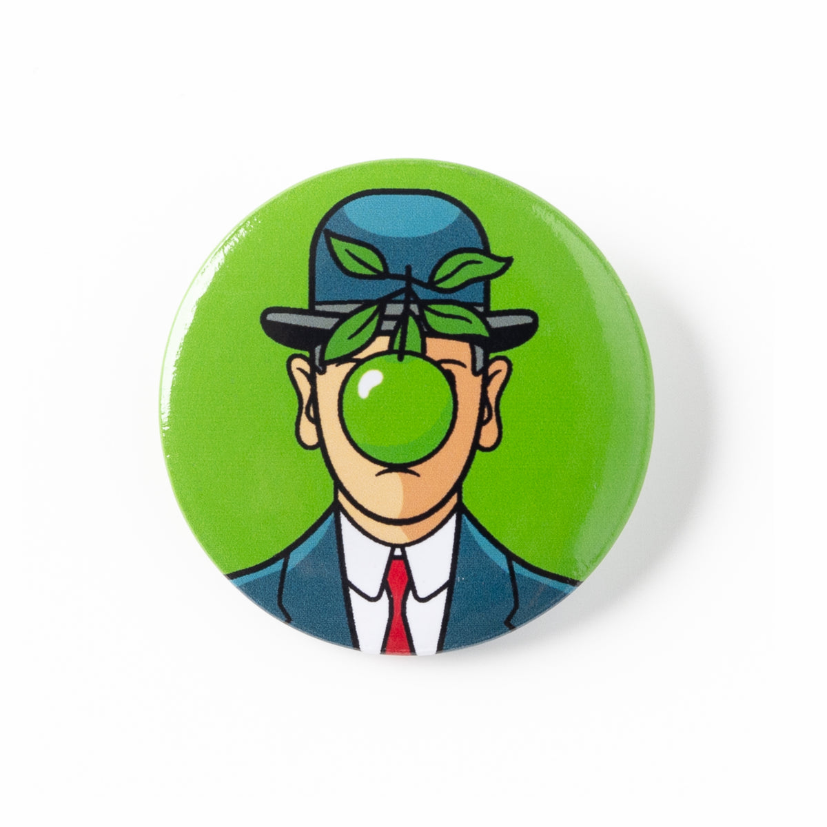 ART HISTORY BUTTON PIN - SON OF MAN