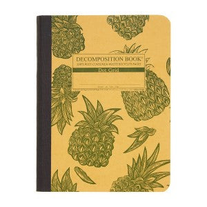 DECOMPOSITION BOOK DOT GRID PINEAPPLES