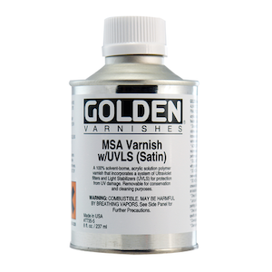 Golden Artist Colors MSA Varnish w/UVLS 32oz Satin