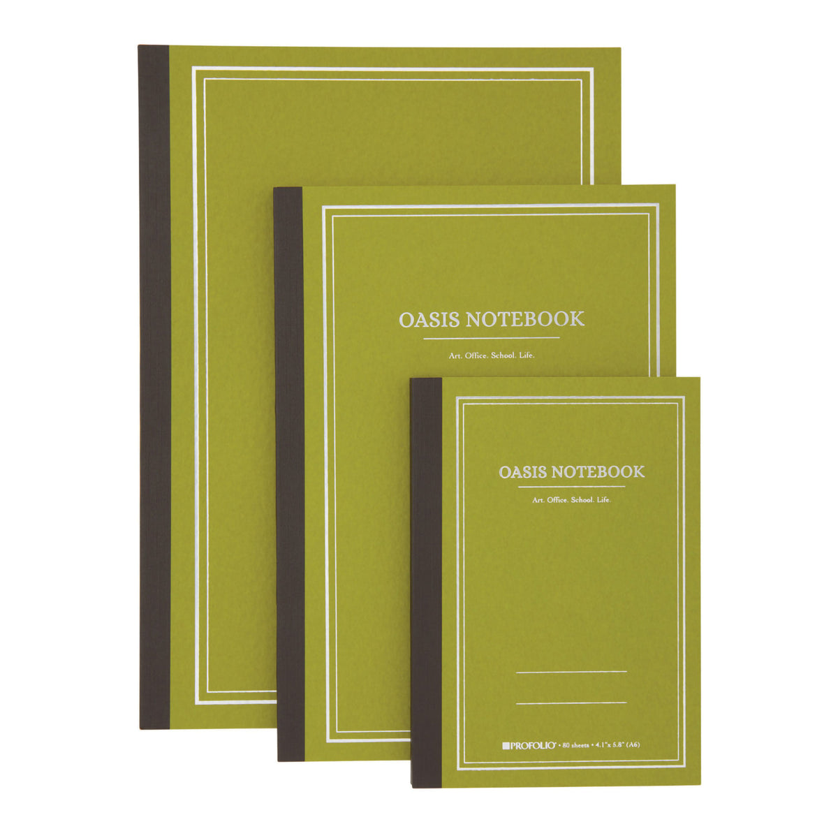 OASIS NOTEBOOK A6 SMALL AVOCADO