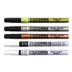 PEN TOUCH EXTRA FINE .7mm SILVER