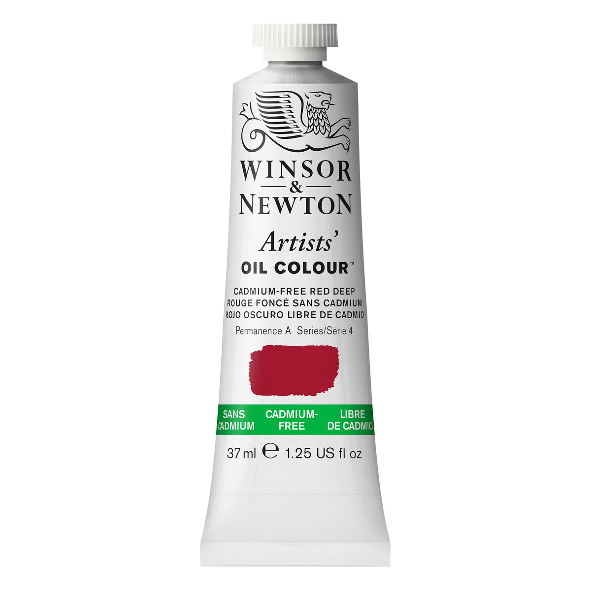 W&amp;N ARTISTS&#39; OIL COLOR CADMIUM FREE RED DEEP 37ml