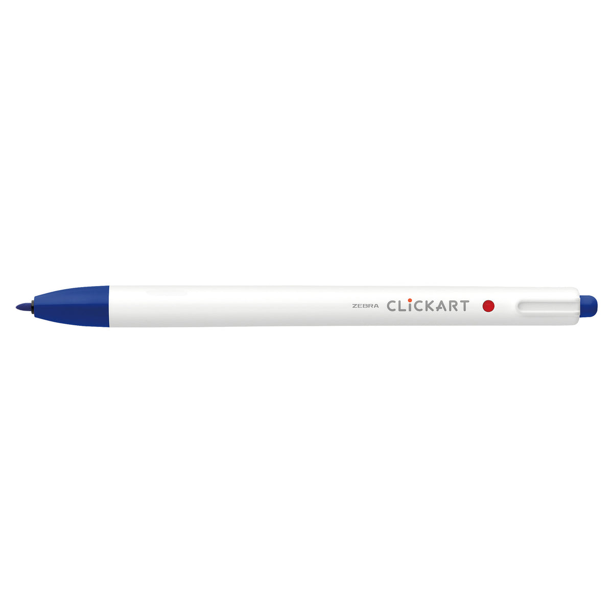 CLICKART RETRACTABLE MARKER PEN 0.6mm BLUE