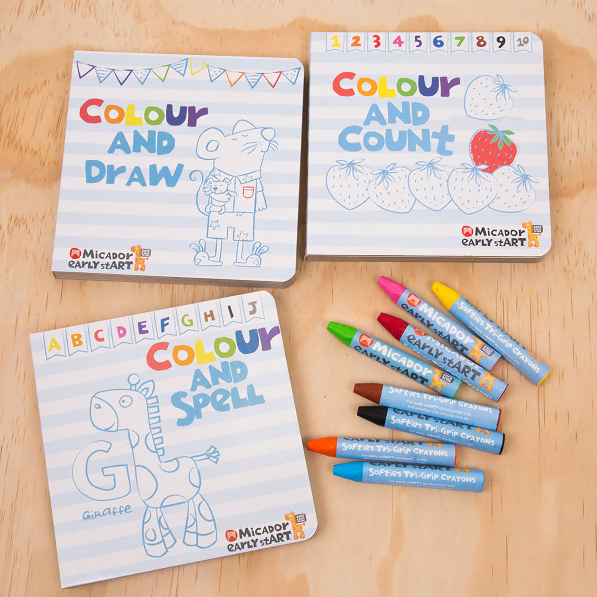 EARLY START COLOURTIVITIES BOARD BOOKS SET