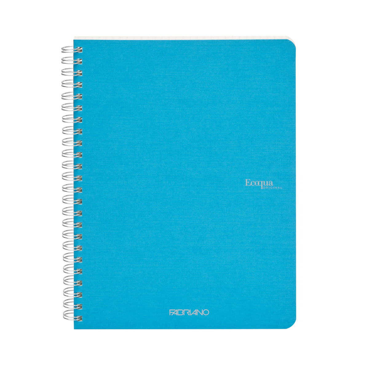 ECOQUA ORIGINAL SPIRAL-BOUND A5 BLANK TURQUOISE