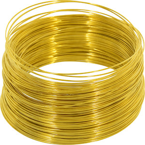 GALVANIZED WIRE BRASS 100' 24-GAUGE