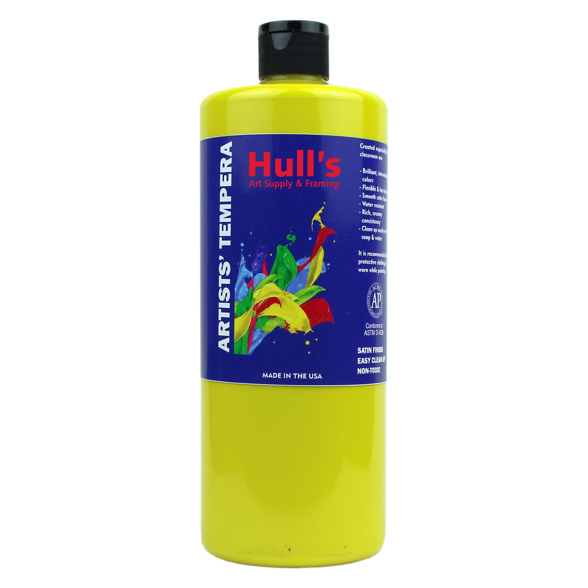 HULLS TEMPERA 32oz YELLOW