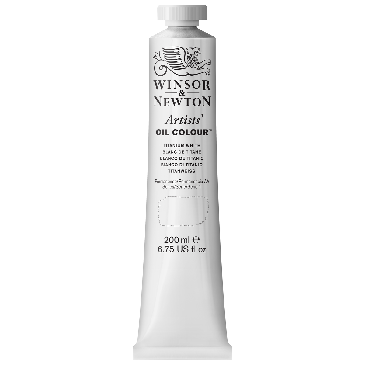 W&amp;N ARTISTS&#39; OIL COLOR TITANIUM WHITE 200ml
