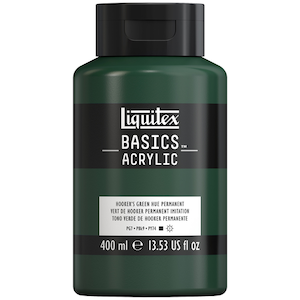 BASICS 400ml JAR HOOKER&#39;S GREEN HUE PERMANENT
