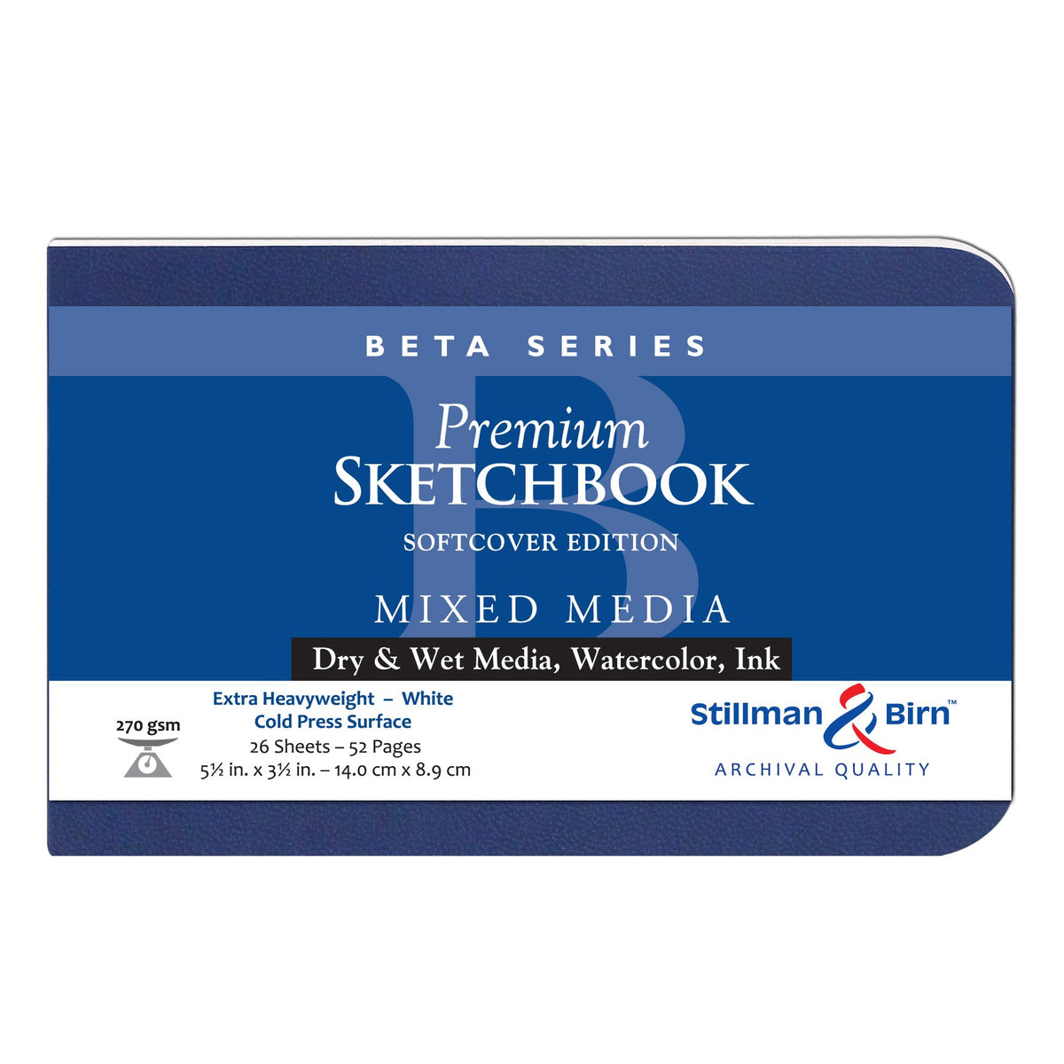 BETA SKETCHBOOK SOFTCOVER 5.5x3.5