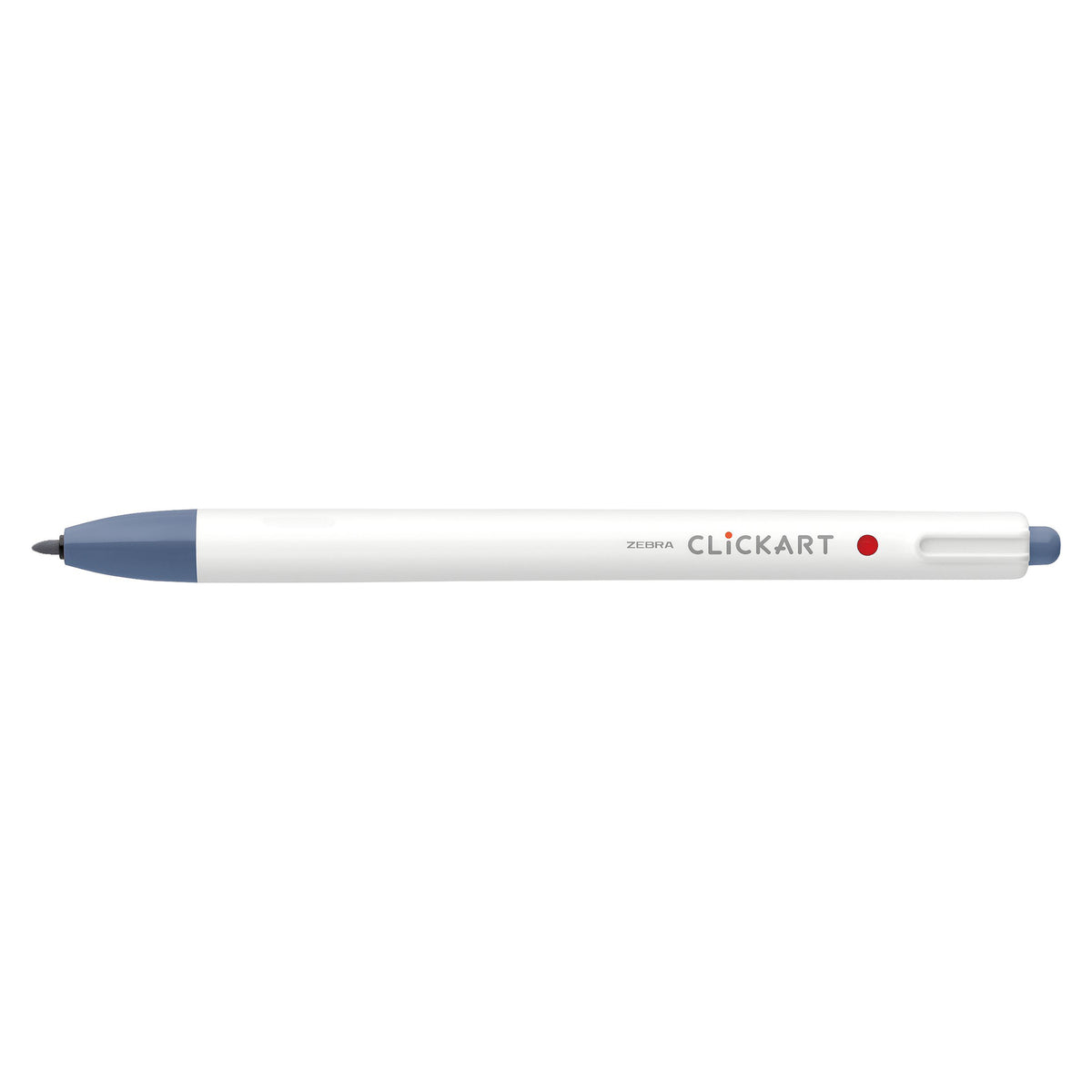 CLICKART RETRACTABLE MARKER PEN 0.6mm BLUE GRAY