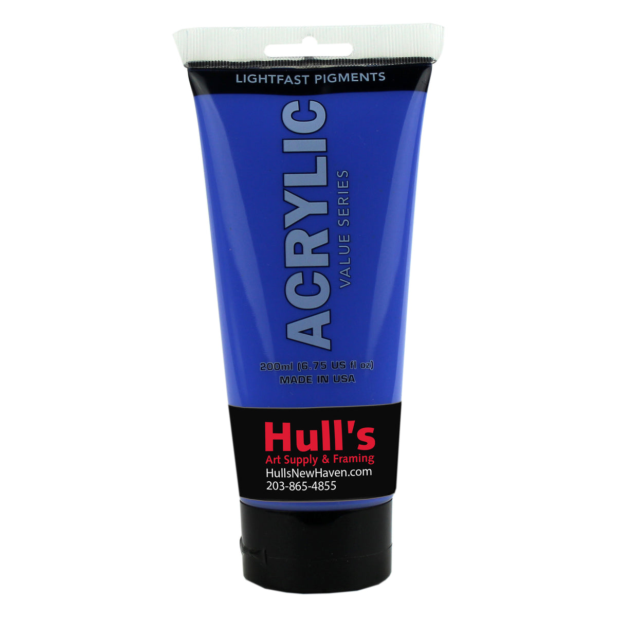 HULLS ACRYLIC 200ml TUBE COBALT BLUE HUE