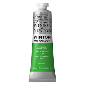 WINTON OIL COLOR 37ml PERMANENT GREEN LIGHT